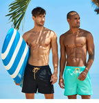 ESCATCH Herren Badehose Schwimmshorts Badeshorts Strandshorts Boardshorts Schwimmhose Badesuits Herren Laufshorts Sportshorts Surfshorts