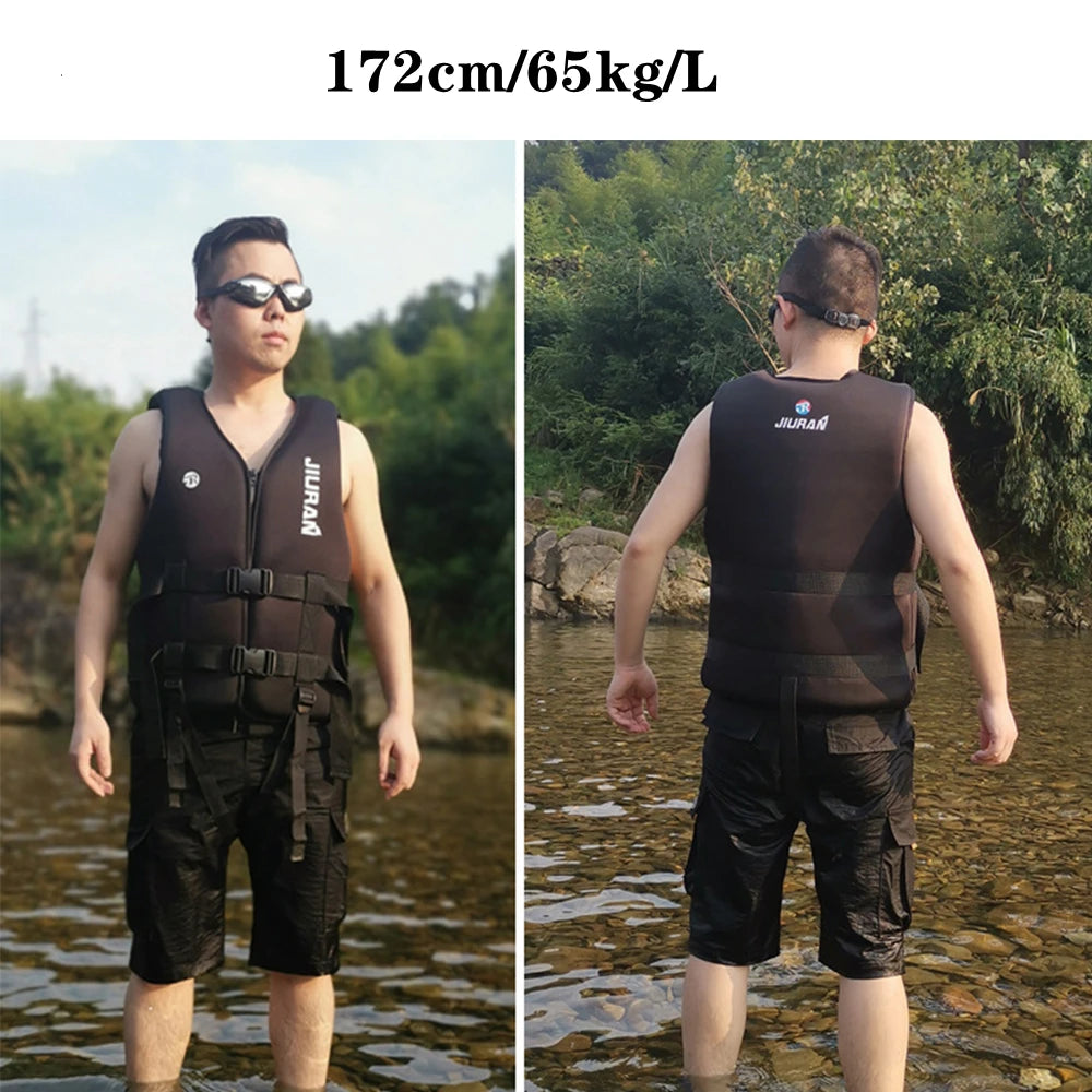 Neopren-Schwimmweste für Erwachsene und Kinder, neue Wassersport-Auftriebsweste, Schwimmweste zum Schwimmen, Bootfahren, Skifahren, Fahren und Treiben