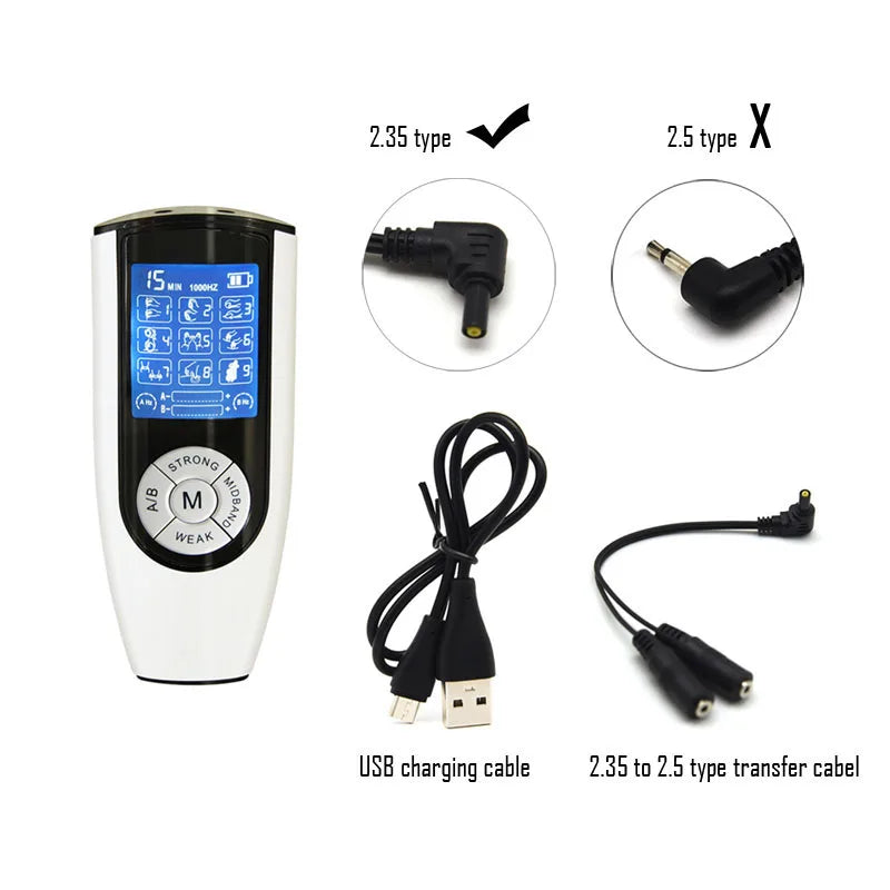 Elektrische Schock Brustwarzenklemmen BDSM Bondage Schamlippenklammer Klitoris-/Penispulsator E-Stimulations-Massagehandschuh/-Pad SM Roller Sexspielzeug für Paare