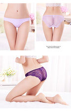Damen Spitzenhöschen Sexy Transparenter Slip Niedriger Bund Baumwollzwickel Slips Übergröße Damenunterwäsche Dessous Neu Heißer Verkauf