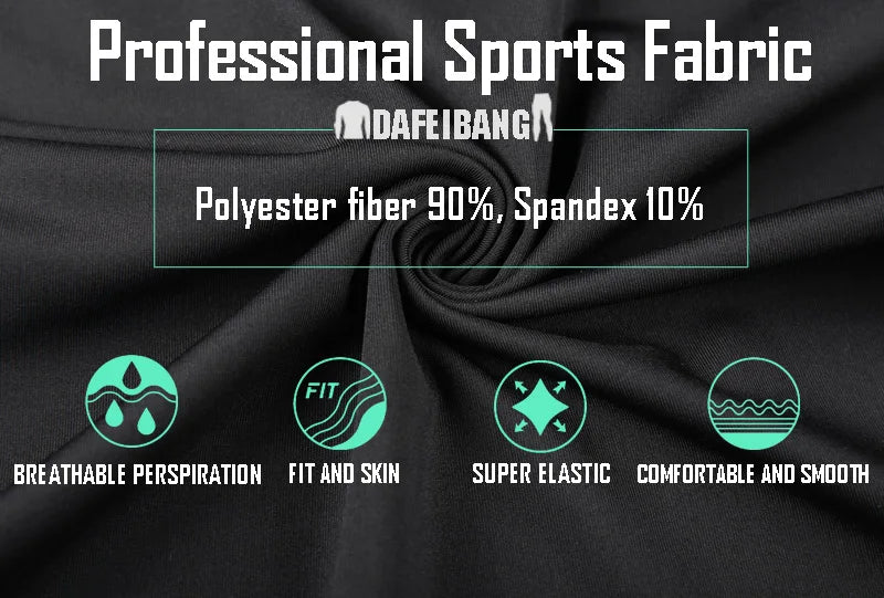 Herren Kompressions-Sportanzug Schnelltrocknend Schweißableitend Fitness Training MMA Kit Rashguard Herren Sportbekleidung Jogging Laufbekleidung