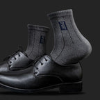 20 Stück = 10 Paar hochwertige Herrensocken aus Baumwolle, atmungsaktiv, schweißabsorbierend, mittellang, schwarze Socken, Deodorant, Business-Herren-Geschenk-Socken