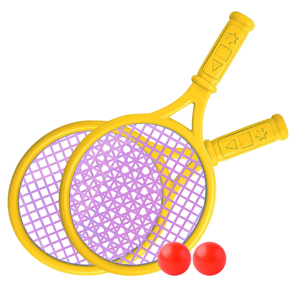 Kinder Tennisschläger Set Kinder Lustiges Tennis mit Bällen für Haus Garten Strand Outdoor Schultraining Sport 2020 Neu