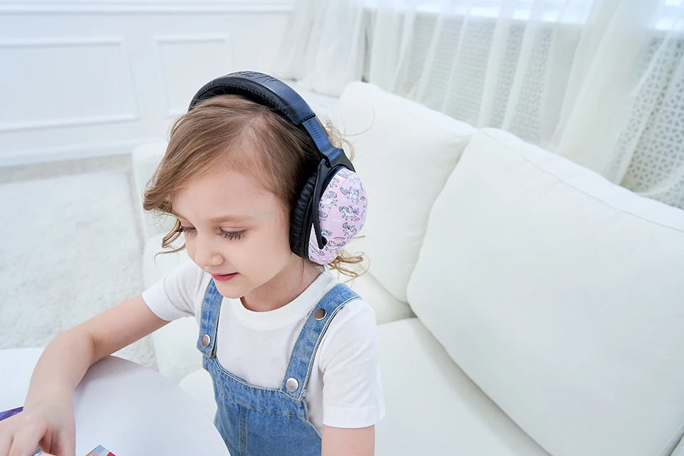 ZOHAN Gehörschutz, passive Kapselgehörschützer, NRR22DB Lärmschutz, Hip-Hop-Sicherheits-Gehörschützer für Kinder Mädchen Jungen