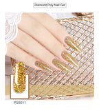 Nagelset mit Nagellampe Nageltrockner Nagelbohrmaschine Maniküre-Set Kit Poly-Nagelgel-Kit Nagellack-Set Soak-Off Nail Art Werkzeuge Sets