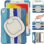 Für iPad 7., 8., 9., 10.2, 10. Generation Air 2 3 4 5 10.9 Mini 6 9.7 Pro 11 12.9 2022 Hülle Rotation Griffständer Kinder Stoßfeste Abdeckung