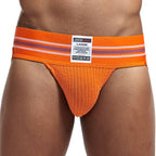JOCKMAIL sexy Herren Unterwäsche Jockstrap Homme Herren Jockstrap Unterwäsche Herren String Jockstrap Gay Jockstrap Baumwolle Atmungsaktiv weiß