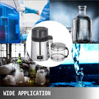 750W 4L Wasser-Destilliergerät Haushalt Destilliertes Reinwassergerät Destillationsreiniger Filter Edelstahl Wasserfilter