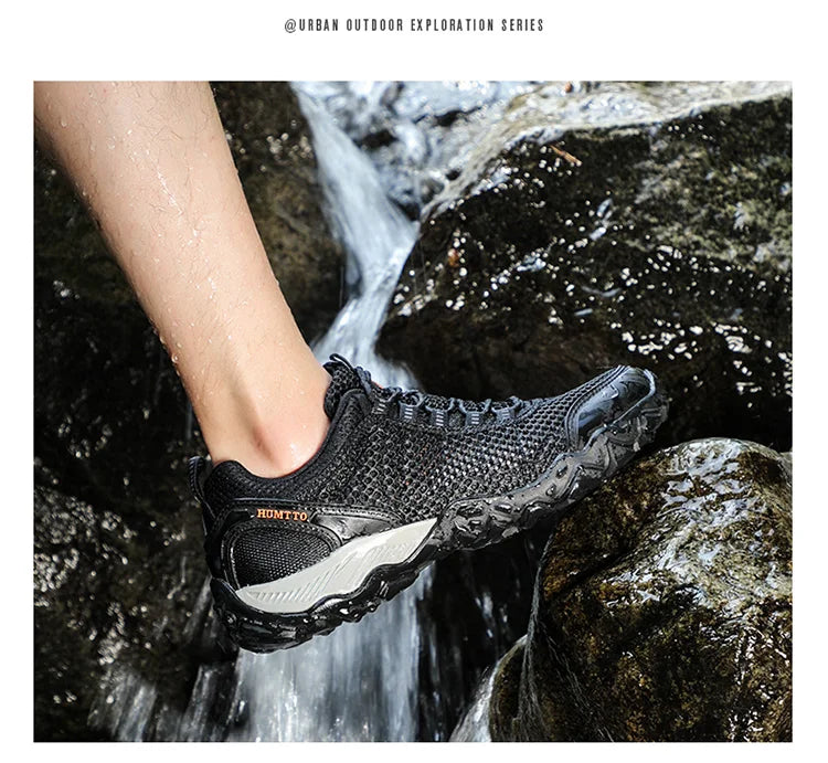 HUMTTO Men Hiking Shoes Breathable Outdoor Sports Climbing Shoes hunting shoes women Trekking Sneakers ankle boots tennis shoes