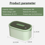 DMWD Haushalt Feuchttücherwärmer Elektrischer Baby-Feuchttuchwärmer Tragbare Heizbox Feuchttuchspender Thermostat 45–55 ℃ 220