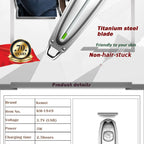 Kemei 1949 Ganzmetall-Haarschneider Professioneller Clipper für Friseure Wiederaufladbarer Elektrischer Herren-Bartrasierer Haarschneidemaschine