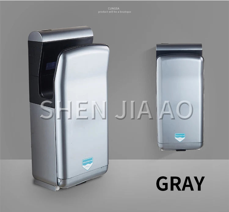 High Speed Hand Dryer Fully Automatic Induction Hand Dryer Hotel Hand Blowing Dual Motor Jet Quick Hand Dryer 2000W