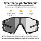 X-TIGER Cycling Glasses UV400 Photochromic Cycling Sunglasses Sports Polarized Men's Sunglasses MTB Racing Bike Glasses Eyewear