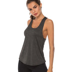 WANAYOU Ärmellose Yoga-Shirts Damen Schnelltrocknendes Running Sport Tank Top Ärmelloses Fitness Gym Workout Top Yoga Weste