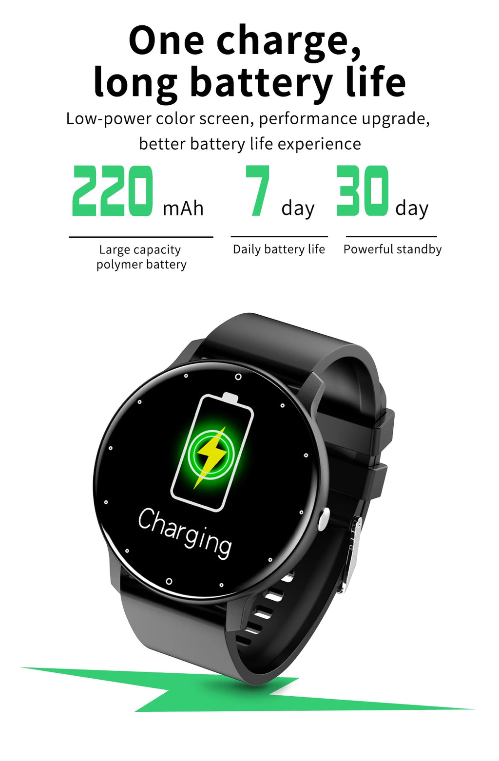 LIGE Wasserdichte Smartwatch für Damen, Echtzeit-Wettervorhersage, Herren-Uhren, Sport-Damen-Smartwatch für Damen, Android, iOS