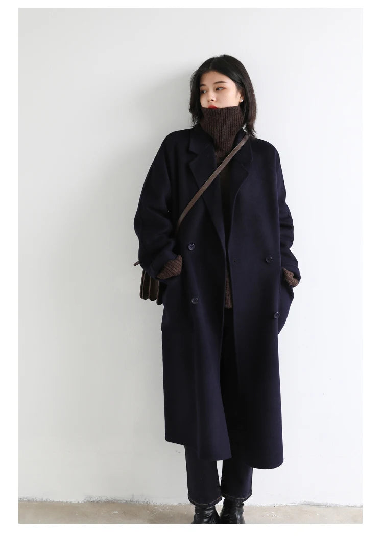 CHIC VEN Koreanischer Damen Pullover Lockerer Rollkragenpullover Warme Einfarbige Pullover Strickwaren Basic Female Tops Herbst Winter 2022