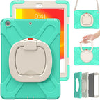 Für iPad 7., 8., 9., 10.2, 10. Generation Air 2 3 4 5 10.9 Mini 6 9.7 Pro 11 12.9 2022 Hülle Rotation Griffständer Kinder Stoßfeste Abdeckung