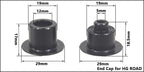 Fahrrad Micro Spline Freilauf MTB Rennrad Naben Konverter Endkappe Adapter 11/12 Fach MS HG DT Nabenkörper Treiber für XD DT240/350
