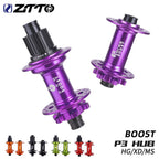 ZTTO MTB 6 Sperrklinken Scheibenbremse 148 Naben Boost 32 Loch P3 VS DT 370 xm490 12x148 15x110 32h Maza 141x10 QR Steckachse Abgedichtetes Lager