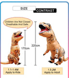 T-Rex aufblasbares Tyrannosaurus Dinosaurier Kostüm Kinder Erwachsene Rollenspiel Kostüm Halloween Maskottchen Partybekleidung