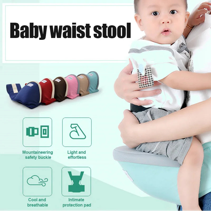 2026 New Baby Carrier Toddler Infant Hip Seat Travel Waist Seat Stool with Pocket baby travel accessories child pocket seat