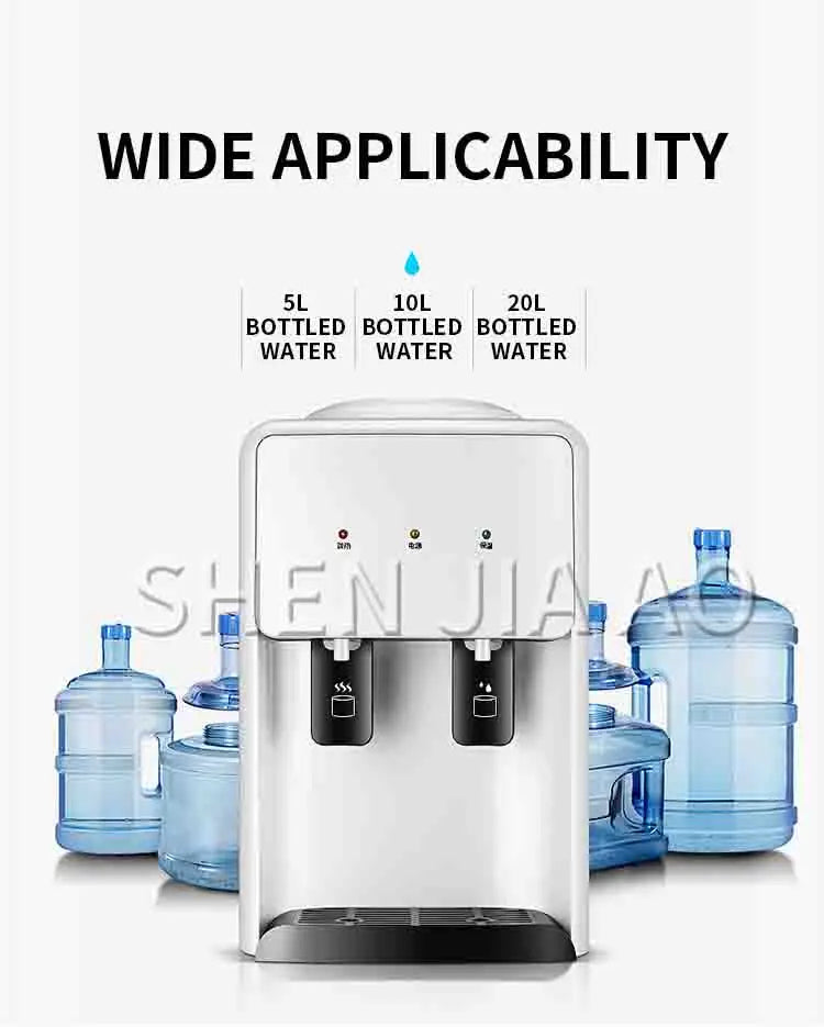 Wasserspender Eis heiß Desktop Kühlung Heißwasserspender Schlafsaal Mini kleines energiesparendes Eis Warmwasser
