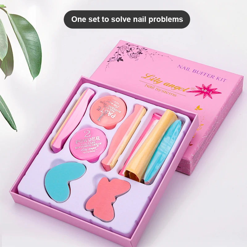 Make-up-Set Nagelpufferblock Feilen Maniküre Puffer für Nagelpflege Werkzeuge Hochwertige Nagelpflege Puffercreme Maniküre-Set