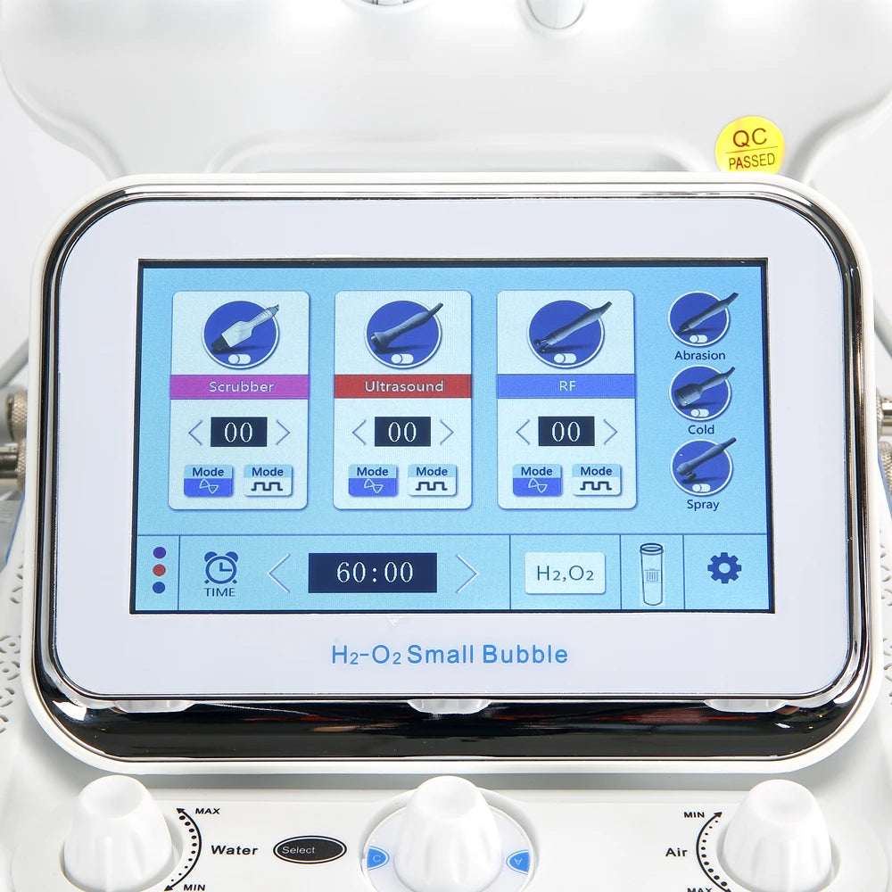 Neues 7-in-1 Wasser-Dermabrasionsgerät Tiefenreinigungsmaschine Wasserstrahl Hydro Diamond Gesichtsreinigung zur Entfernung abgestorbener Haut für den Salongebrauch