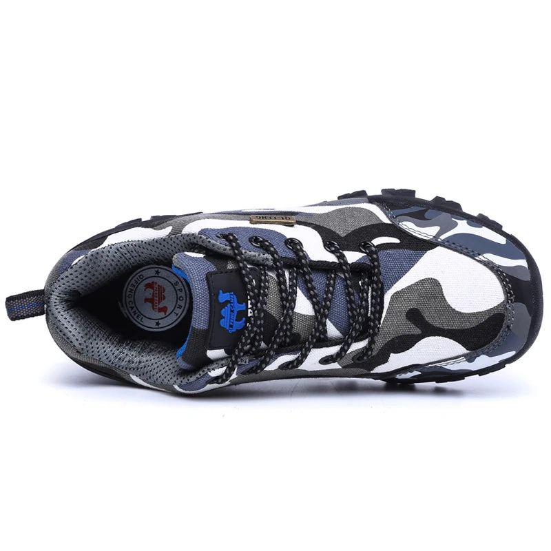 2025 Outdoor Hiking Shoes Summer Footwear Couple Men Women Trail Running Shoes Winter Camouflage Shoes Boys Atacs Camo Mountain