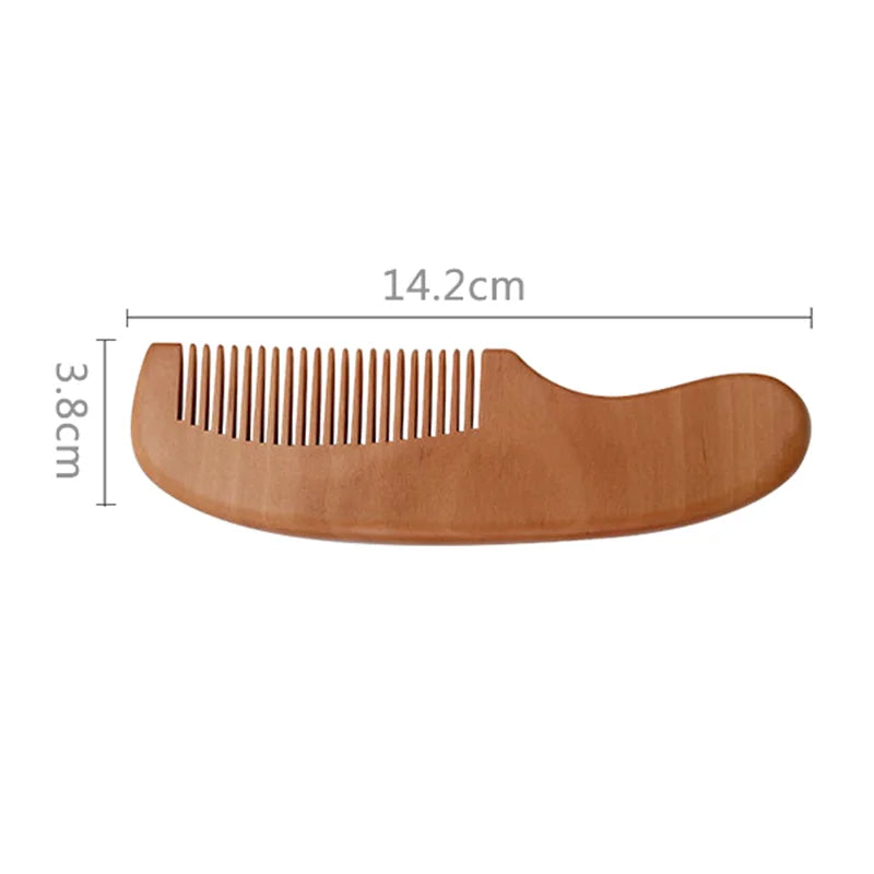 2 St./Set Neugeborenen Haarbürste Kamm Natürliche Wolle Holzbürste Baby-Set Reines Naturmaterial Für die Gesundheit Ihres Babys