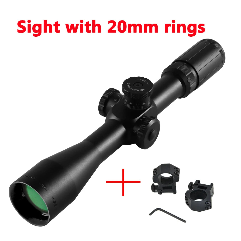 BSA Optics TMD 4-14X44 FFP Jagdzielfernrohr, Absehen in erster Bildebene, taktisches Glasgravur-Absehen, optische Visiere