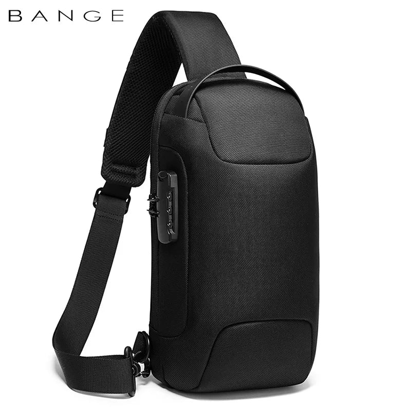 BANGE Hot Chest Bag New Anti-thief Men Crossbody Bag Waterproof Shoulder Bags USB Charging Short Trip For Male Travel Pack Hauptbild
