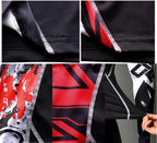 Herren Kompressions-Sportanzug Schnelltrocknend Schweißableitend Fitness Training MMA Kit Rashguard Herren Sportbekleidung Jogging Laufbekleidung