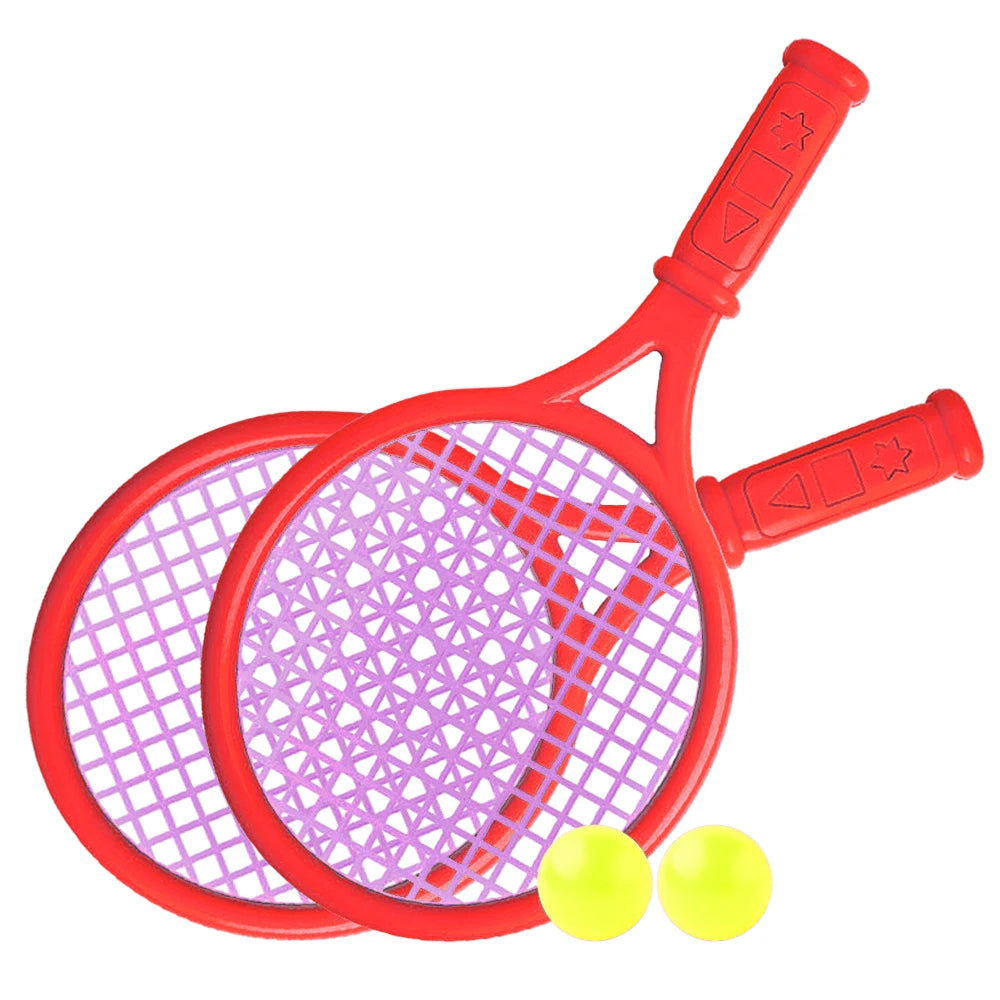 Kinder Tennisschläger Set Kinder Lustiges Tennis mit Bällen für Haus Garten Strand Outdoor Schultraining Sport 2020 Neu