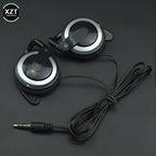 3.5mm Stereo Sport-Kopfhörer Kabelgebundene Ohrhörer Universal für Mobiltelefon Sony Samsung Computer MP3 4