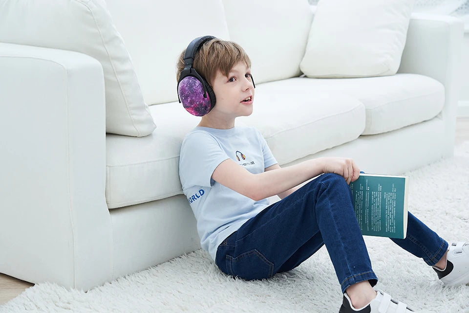 ZOHAN Gehörschutz, passive Kapselgehörschützer, NRR22DB Lärmschutz, Hip-Hop-Sicherheits-Gehörschützer für Kinder Mädchen Jungen