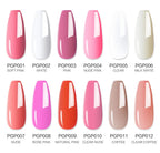 Nagelset mit Nagellampe Nageltrockner Nagelbohrmaschine Maniküre-Set Kit Poly-Nagelgel-Kit Nagellack-Set Soak-Off Nail Art Werkzeuge Sets
