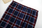 Herren-Hausanzüge Langärmelige Hosenanzüge für Herbst und Winter Pyjamas für Herren Flanell Kariertes Design Pyjamas für Herren