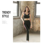 Schnell trocknende Damen Sportbekleidung Yoga-Set Fitnessstudio Yoga-Kleidung Anzugsets Mantel+BH+T-Shirt+Leggings 2019 Workout Laufen Training