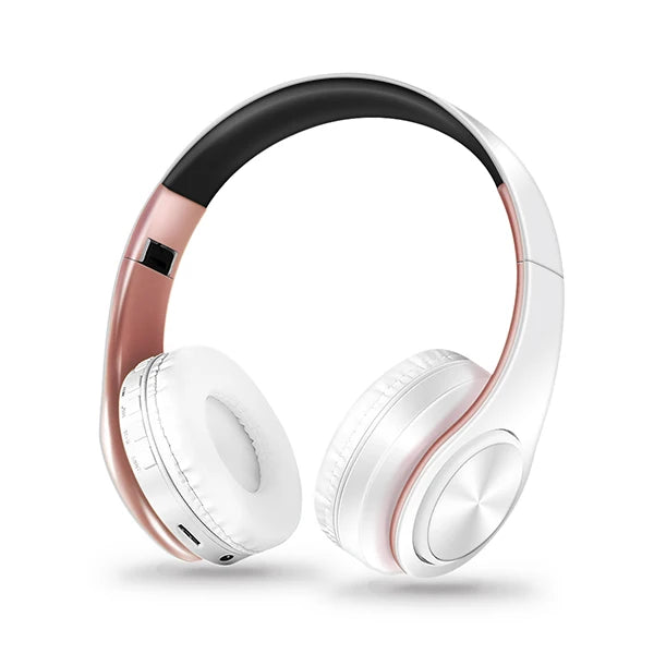 HIFI Stereo Kopfhörer Bluetooth Headset Musikkopfhörer FM und Unterstützung SD-Karte mit Mikrofon für Mobile Xiaomi Iphone Samsung Tablet