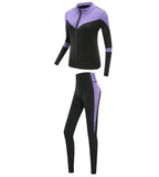 Schnell trocknende Damen Sportbekleidung Yoga-Set Fitnessstudio Yoga-Kleidung Anzugsets Mantel+BH+T-Shirt+Leggings 2019 Workout Laufen Training