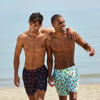 Escatch Schnelltrocknende Sommer Badeshorts für Herren, Beach Boardshorts, Badehosen für Männer, Schwimmhosen, Herren Sportbekleidung, Strandmode, Fitness Übergrößen