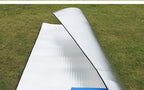 Aluminiumfolie Feuchtigkeitsdichte Unterlage Outdoor Camping Wasserdichte Zeltunterlage Tragbare Picknickmatte Leichte Wander Schlafunterlage