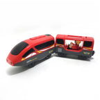 Kinder RC Elektrische Eisenbahn Lokomotive Magnetische Bahn Diecast Slot Spielzeug Passend für Holzeisenbahn Schienen Spielzeug für Kinder Geschenke