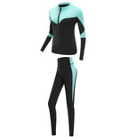Schnell trocknende Damen Sportbekleidung Yoga-Set Fitnessstudio Yoga-Kleidung Anzugsets Mantel+BH+T-Shirt+Leggings 2019 Workout Laufen Training