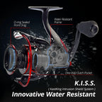 KastKing Sharky III Innovative wasserdichte Spinnrolle 18KG Max. Bremskraft Angelrolle zum Barsch- Hechtangeln