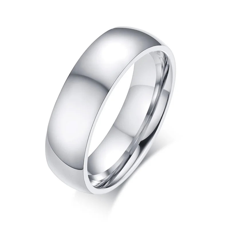 Vnox Basic Eheringe für Damen und Herren, personalisierbar mit Name, Datum, Liebesbotschaft, Versprechen, Allianz, Jahrestag, personalisiertes Geschenk