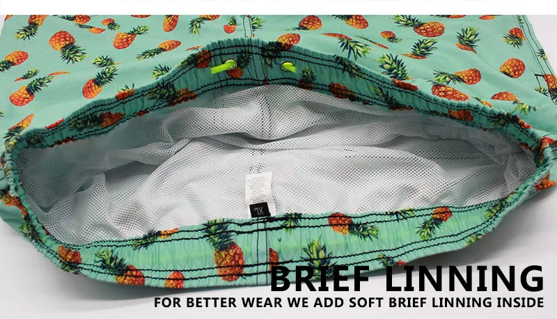 Escatch Schnelltrocknende Sommer Badeshorts für Herren, Beach Boardshorts, Badehosen für Männer, Schwimmhosen, Herren Sportbekleidung, Strandmode, Fitness Übergrößen