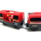 Kinder RC Elektrische Eisenbahn Lokomotive Magnetische Bahn Diecast Slot Spielzeug Passend für Holzeisenbahn Schienen Spielzeug für Kinder Geschenke
