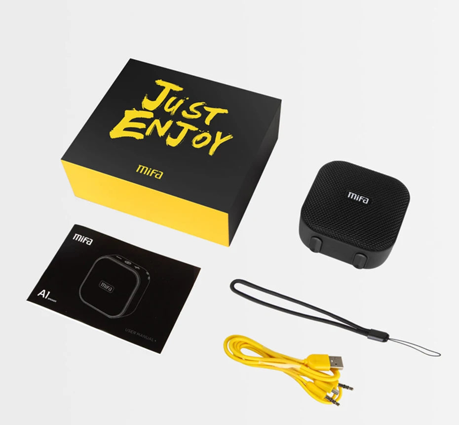 Mifa A1 Kabelloser Bluetooth Lautsprecher Wasserdichter Mini tragbarer Stereo-Musik-Outdoor-Freisprechlautsprecher für iPhone für Samsung-Telefone